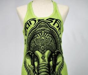 Ganesha Tank top Yoga Singlet Buddha Hamsa T-shirt Boho Om Elephant
