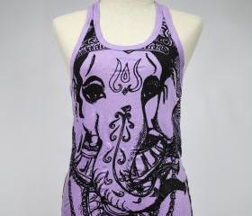 Ganesha Tank Top Yoga Top Buddha Singlet Om Elephant